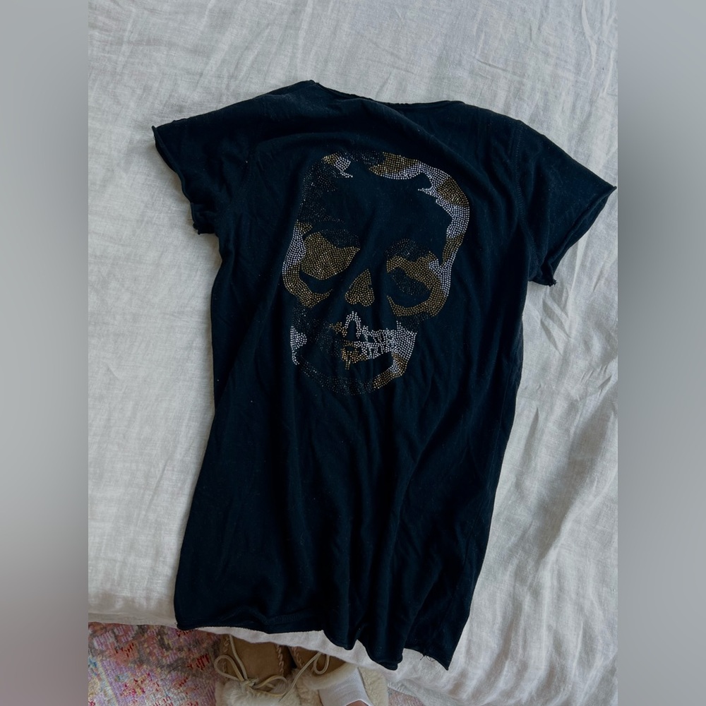 Black Zadig & Voltaire T-Shirt, Size Medium